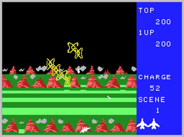 Exerion - Screenshot - Gameplay (World) - 256x192