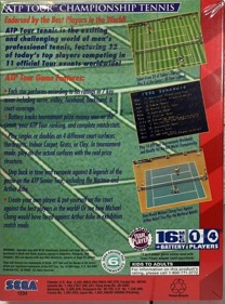 ATP Tour Championship Tennis - Box - Back (North America) - 843x1138