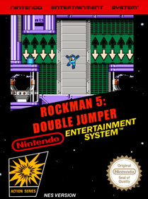 Rockman 5: Double Jumper - Fanart - Box - Front (World) - 798x1072