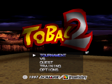 Tobal 2 - Screenshot - Game Title (World) - 640x480