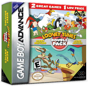 Looney Tunes: Double Pack: Dizzy Driving / Acme Antics - Box - 3D (North America) - 1016x998