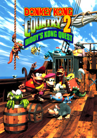 Donkey Kong Country 2: Diddy's Kong Quest - Fanart - Box - Front (World) - 1800x2550