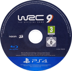 WRC 9 FIA World Rally Championship - Disc (Europe) - 988x982