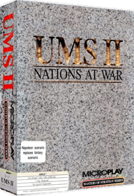 UMS II: Nations at War - Box - 3D (North America) - 850x1244