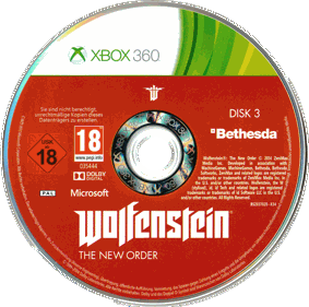 Wolfenstein: The New Order - Disc (Europe) - 2889x2866