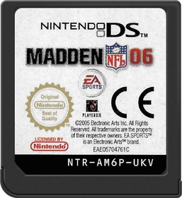 Madden NFL 06 - Cart - Front (Europe) - 517x564