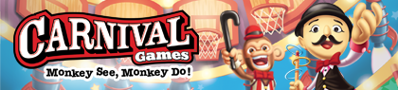 Carnival Games: Monkey See, Monkey Do - Banner (World) - 420x95