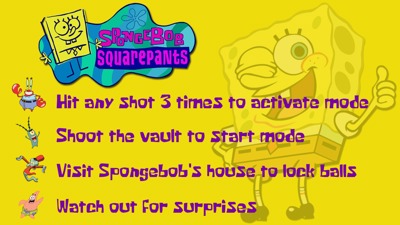 SpongeBob's Bikini Bottom Pinball - Arcade - Controls Information (World) - 1920x1080