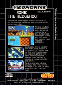 Sonic the Hedgehog - Box - Back (Brazil) - 1475x2024