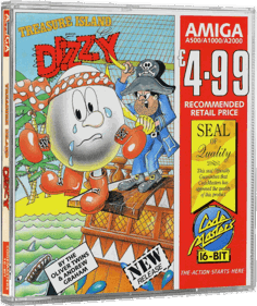 Treasure Island Dizzy - Box - 3D (United Kingdom) - 673x800