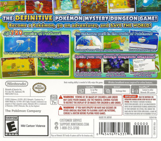 Pokémon Super Mystery Dungeon - Box - Back (North America) - 1212x1069