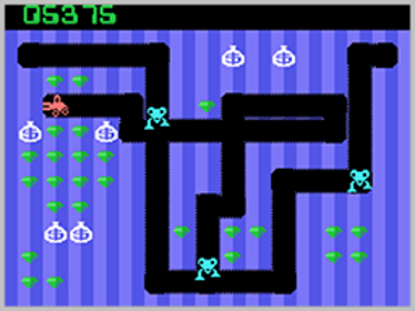 Digger - Screenshot - Gameplay (World) - 256x192