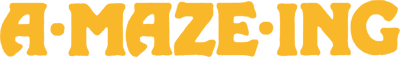 A-Maze-Ing - Clear Logo (North America) - 884x126