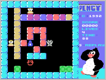 Pengy - Screenshot - Gameplay (World) - 256x192