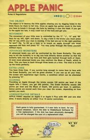 Apple Panic - Box - Back (North America) - 800x1241