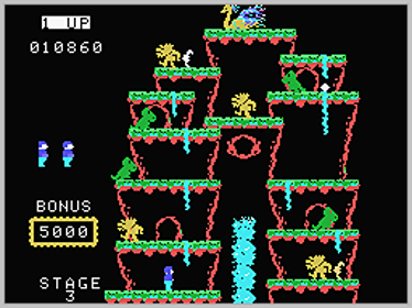 Roc 'N Rope - Screenshot - Gameplay (World) - 256x192