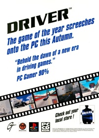 Driver: You are the Wheelman - Advertisement Flyer - Front (United Kingdom) - 2153x3000