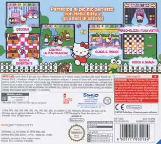 Hello Kitty: Picnic with Sanrio Friends - Box - Back (Italy) - 751x672