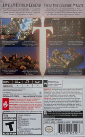 Final Fantasy Tactics: The Ivalice Chronicles - Box - Back (United States) - 1172x1888