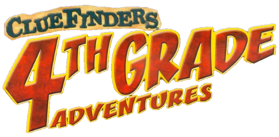 The ClueFinders 4th Grade Adventures: Puzzle of the Pyramid - Clear Logo (Japan) - 800x394