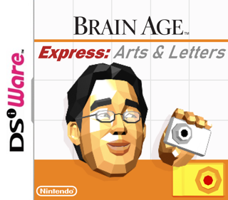Brain Age Express: Arts & Letters - Fanart - Box - Front (North America) - 784x688