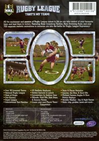 NRL Rugby League - Box - Back (Australia) - 561x800