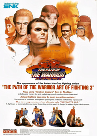 Art of Fighting 3: The Path of the Warrior - Advertisement Flyer - Back (Europe) - 850x1192