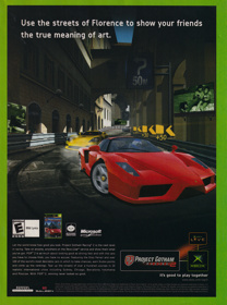 Project Gotham Racing 2 - Advertisement Flyer - Front (United States) - 1632x2200