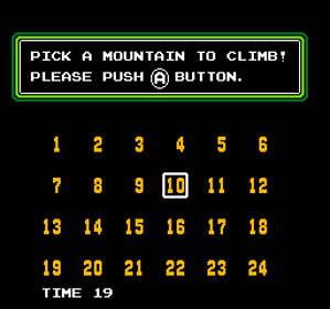 Vs. Ice Climber Dual - Screenshot - Game Select (Japan) - 256x240