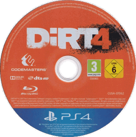 DiRT 4 - Disc (Europe) - 767x770