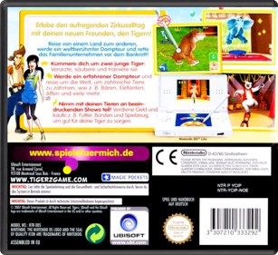 Petz: Wild Animals: Tigerz - Box - Back - Reconstructed (Germany) - 774x708