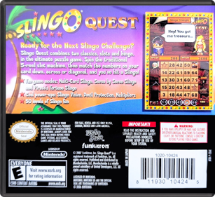 Slingo Quest - Box - Back - Reconstructed (North America) - 774x708
