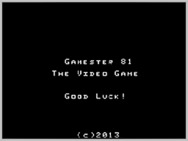 Gamester81: The Video Game - Screenshot - Game Title (World) - 256x192