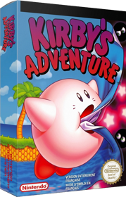 Kirby's Adventure - Box - 3D (France) - 801x1253