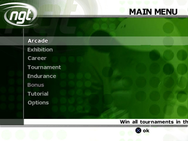 Roland Garros French Open 2003 - Screenshot - Game Select (Europe) - 640x479