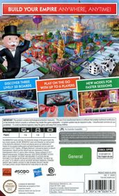 MONOPOLY for Nintendo Switch - Box - Back (Australia) - 489x800