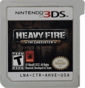 Heavy Fire: The Chosen Few 3D - Cart - Front (North America) - 471x488