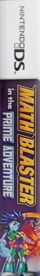 Math Blaster in the Prime Adventure - Box - Spine (North America) - 120x829