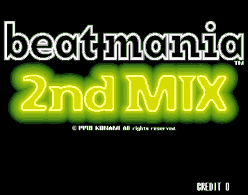beatmania 2nd MIX - Screenshot - Game Title (Japan) - 488x384