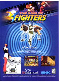 The King of Fighters: Dream Match 1999 - Advertisement Flyer - Front (United States) - 1620x2200