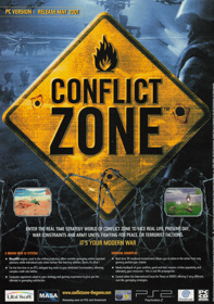 Conflict Zone - Advertisement Flyer - Front (United Kingdom) - 1550x2200
