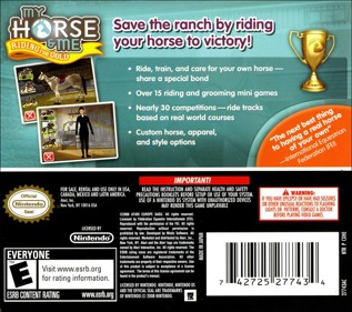 My Horse & Me: Riding for Gold - Box - Back (North America) - 768x680
