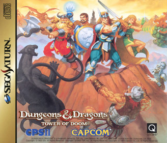 Dungeons & Dragons Collection: Tower of Doom - Fanart - Box - Front (Japan) - 1600x1370