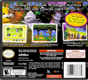 Zhu Zhu Pets: Quest for Zhu - Box - Back - Reconstructed (North America) - 774x708