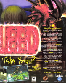 Illbleed - Advertisement Flyer - Front (United States) - 1652x2079