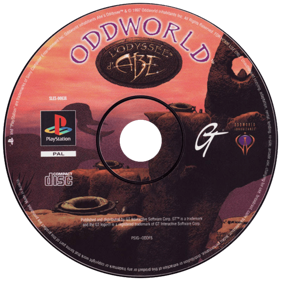 Oddworld: Abe's Oddysee - Disc (France) - 600x600