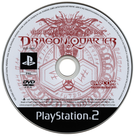Breath of Fire: Dragon Quarter - Disc (Europe) - 1500x1512