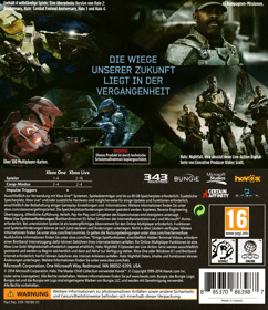 Halo: The Master Chief Collection - Box - Back (Europe) - 3000x3470