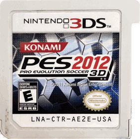 PES 2012: Pro Evolution Soccer 3D - Cart - Front (North America) - 1119x1114