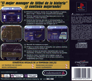 LMA Manager 2002 - Box - Back (Spain) - 1594x1394